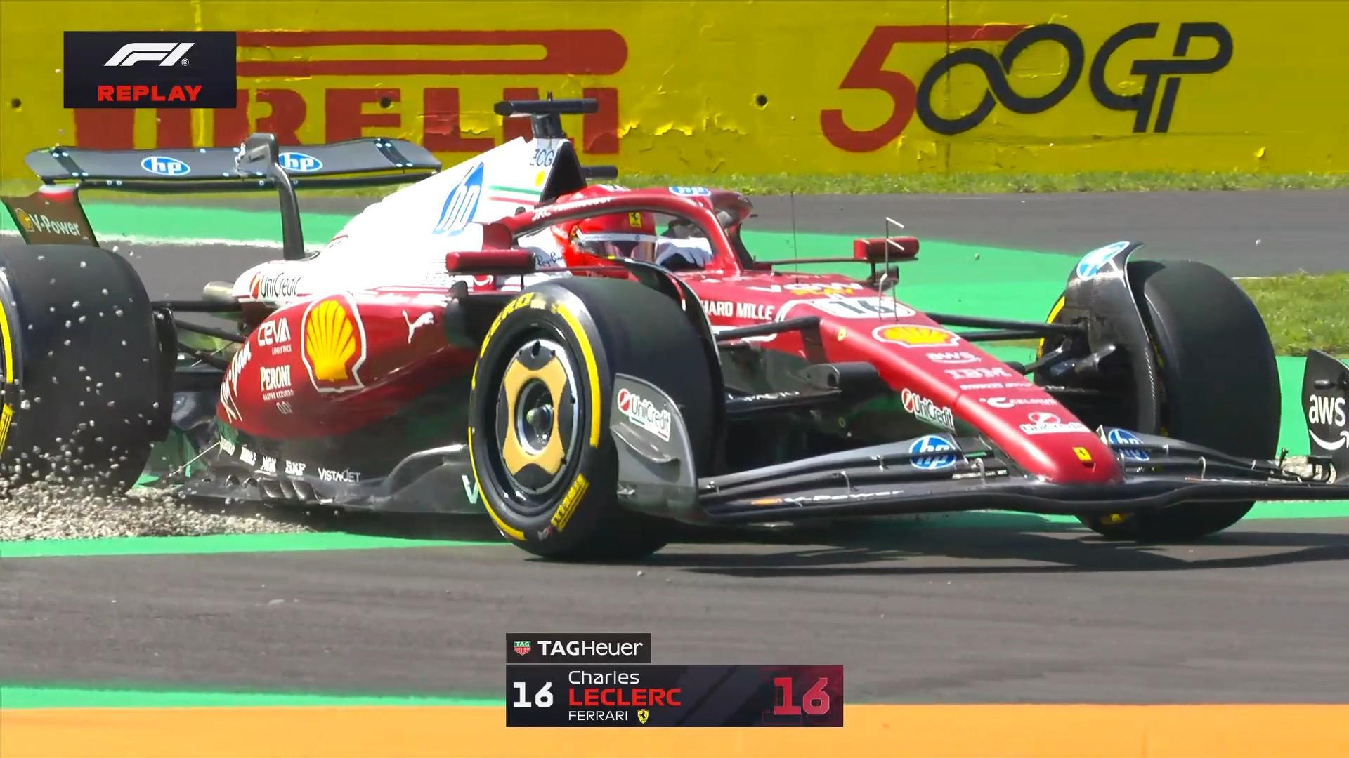 F1意大利站一练：法拉利全场最快，塞恩斯第3，安东内利第5